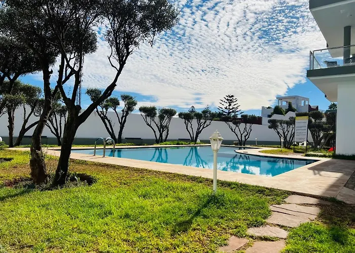 Boutique Ferienwohnung Melrose Beαch Aρραrt Pοοl Vieω Casablanca